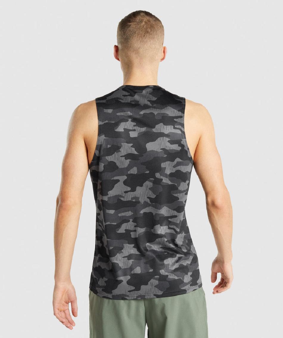 Camiseta Tirantes Gymshark Arrival Hombre Gris | CO 3182EBC